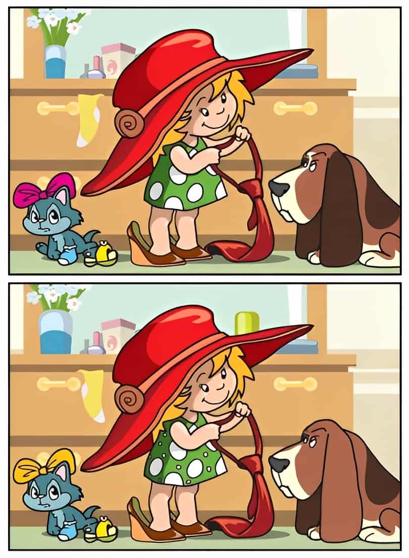 Spot The Difference: Can You Spot 10 Differences Between The Two Images ...